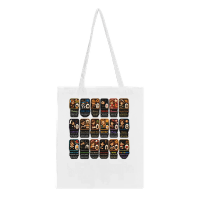 Bento Box Book Genre Tote Bag – Cute Bookworm Gift - Designity