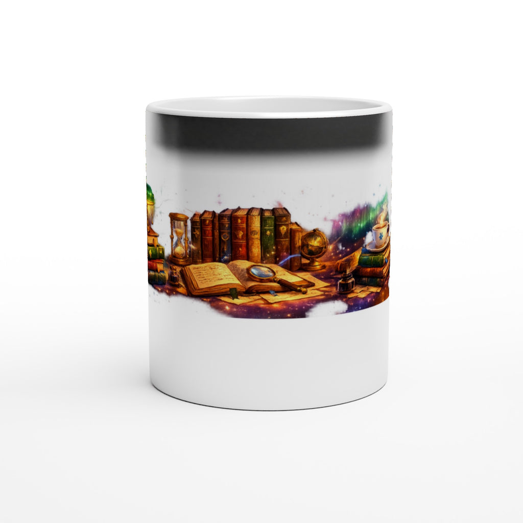 Aurora Desktop Magic Heat Changing Mug – Book Lover Gift - Designity