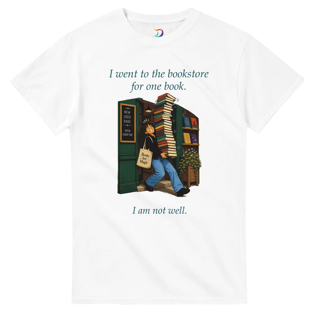 Funny Book Tower T-Shirt – Book Lover & Librarian Gift - Designity