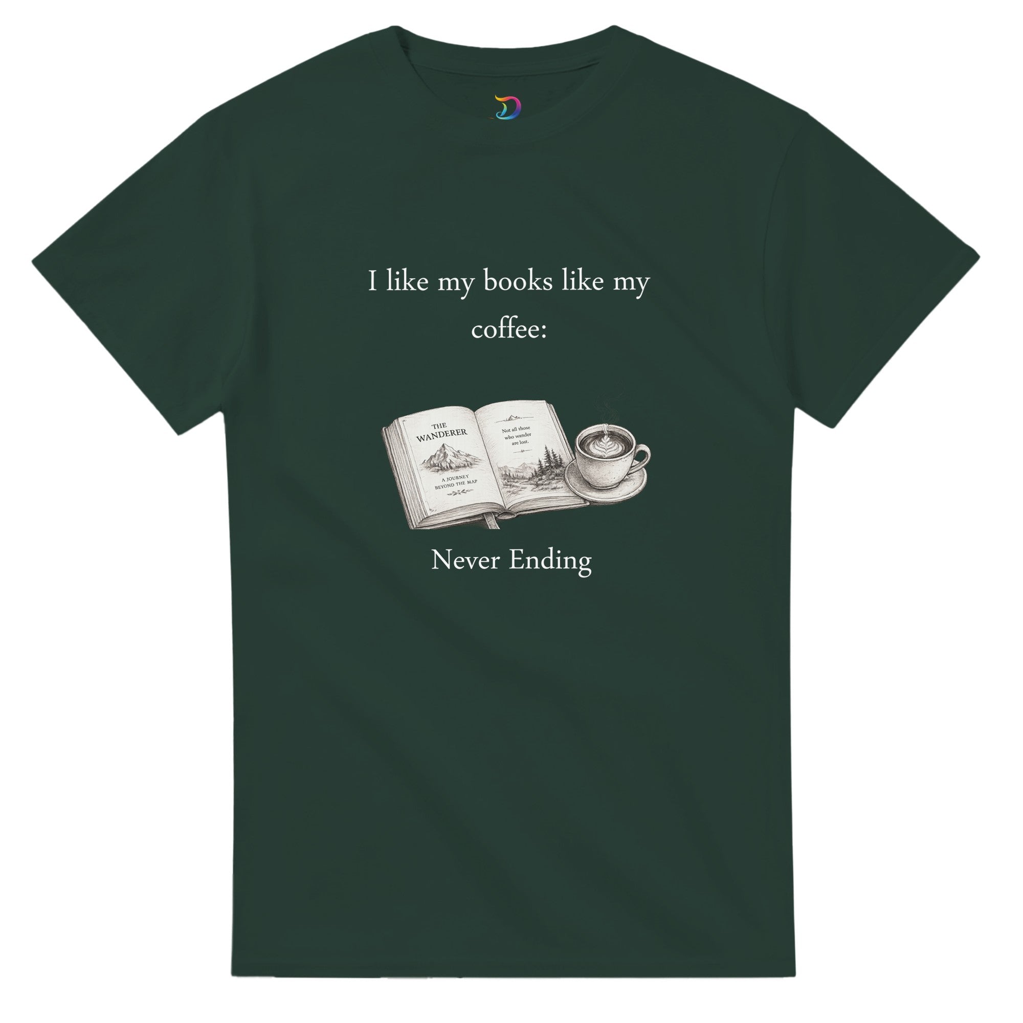 Coffee and Books T-Shirt – Funny Book Lover Gift - Designity